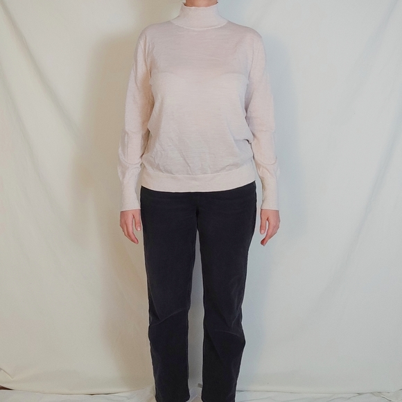 Merino Wool Mock Neck Sweater - Picture 2 of 3